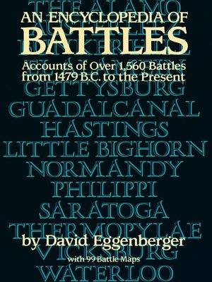 cover image of An Encyclopedia of Battles